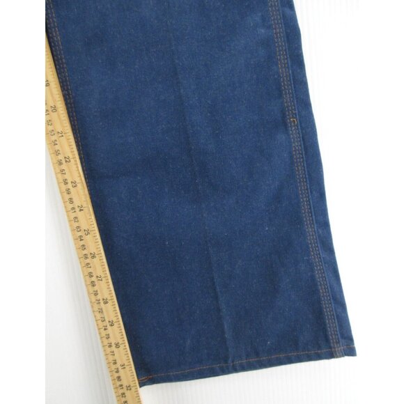 VINTAGE Levis Jeans 38X31 Bootcut Denim Orange Tab Western Pants NEW - Picture 4 of 10